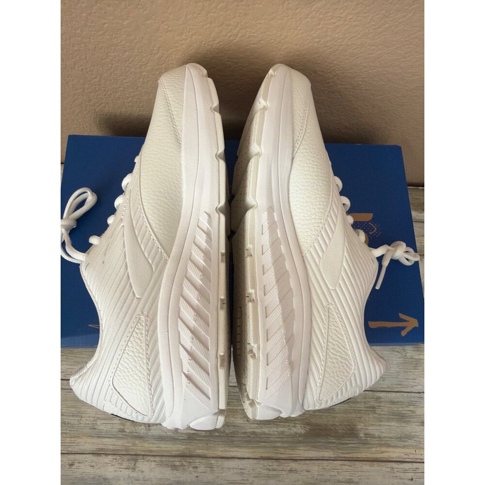 Brooks Addiction Walker 2 Women's White Leather Walking Shoes Sz 11B New in Box - Picture 12 of 14